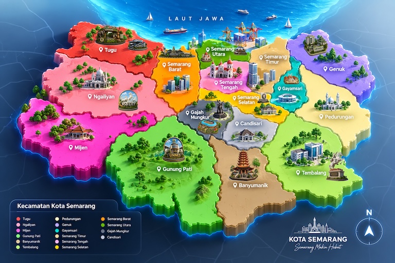 semarang map