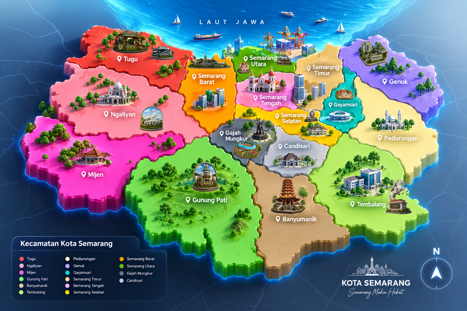 Semarang 3D Map