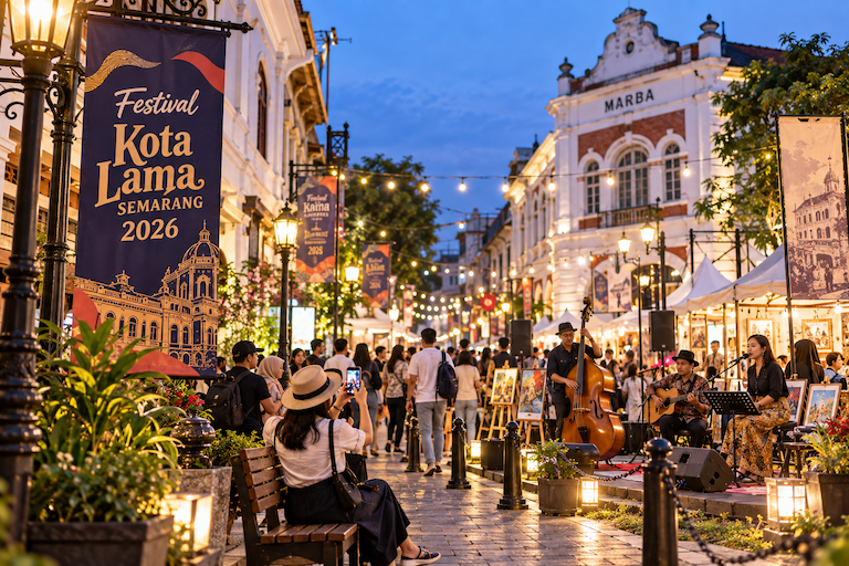 Festival Kota Lama 2026 Diperpanjang, Kawasan Bersejarah Semarang Kembali Jadi Magnet Wisata